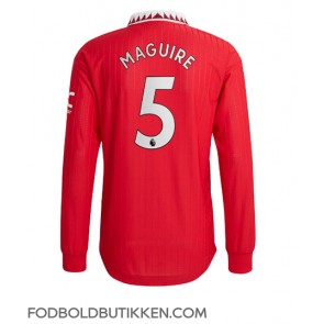 Manchester United Harry Maguire #5 Hjemmebanetrøje 2022-23 Langærmet